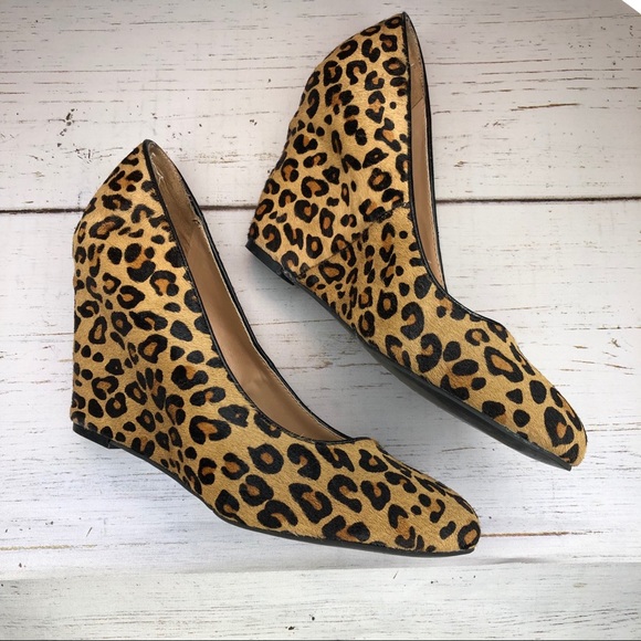 Banana Republic Shoes - Banana Republic Leopard Wedges